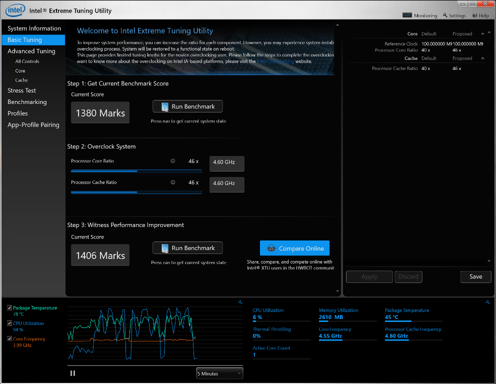 Intel Extreme Tuning Utility 7.12.0.29 instal the new version for windows